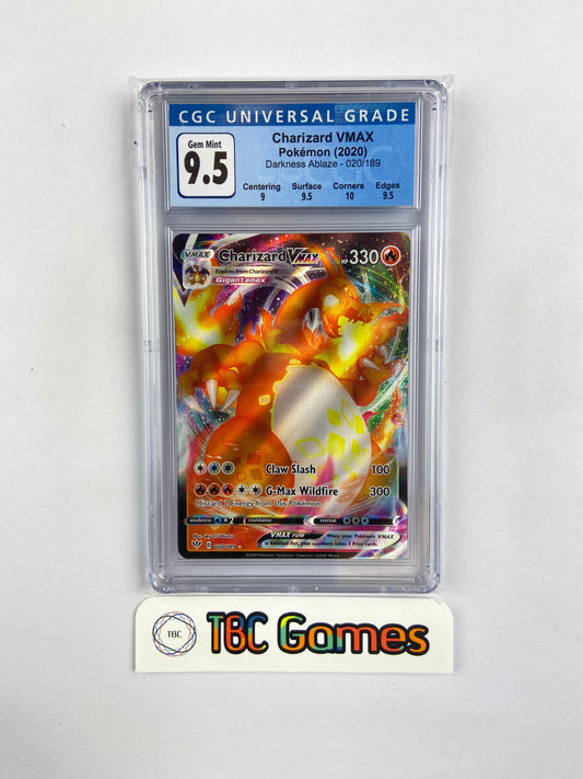 Charizard VMAX Darkness Ablaze 020/189 CGC 9.5