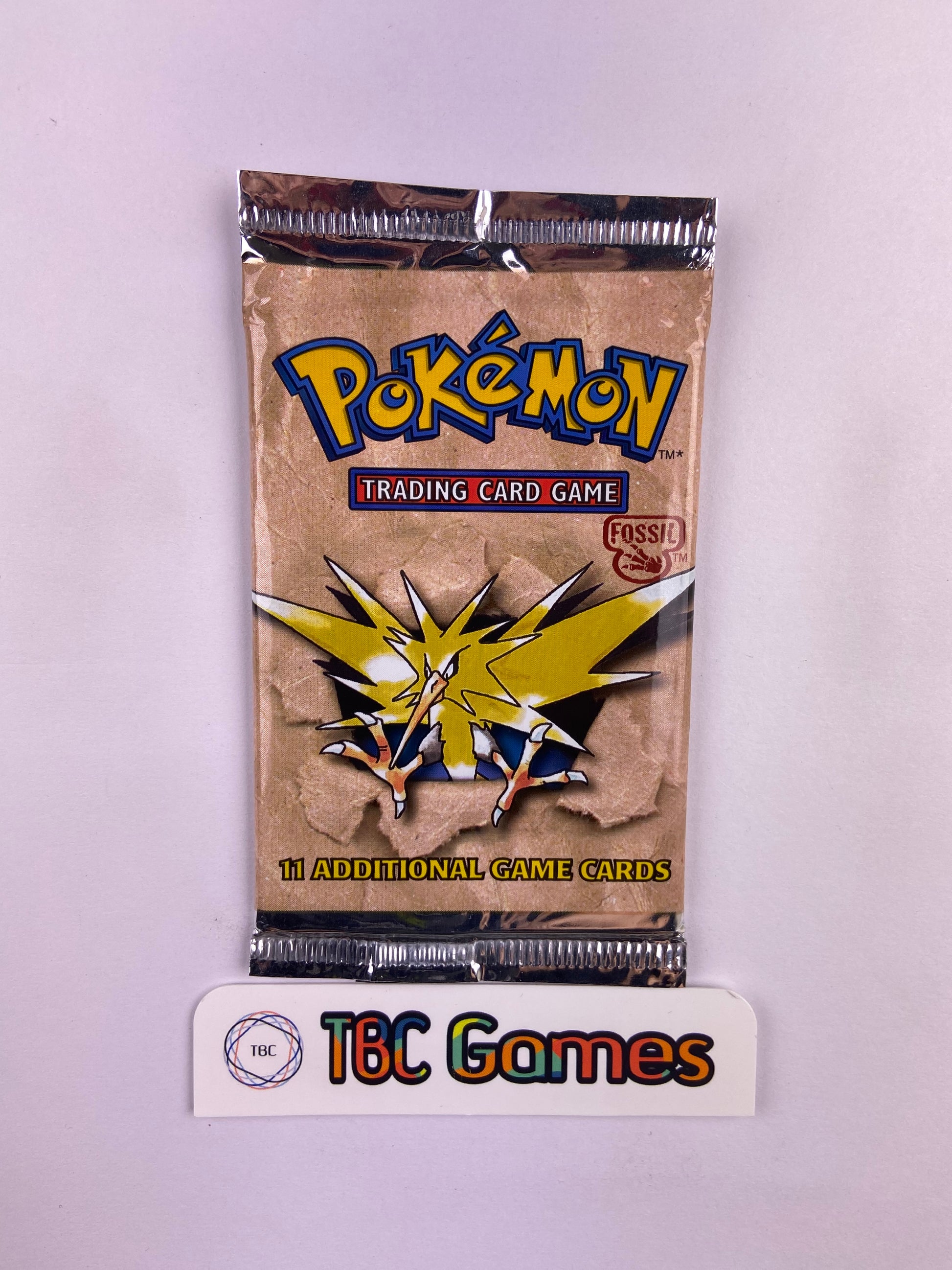 Pokemon TCG: Fossil Unlimited Booster Pack (Zapdos) TBC Games Pokemon TCG: Fossil Unlimited Booster Pack (Zapdos) TBC Games