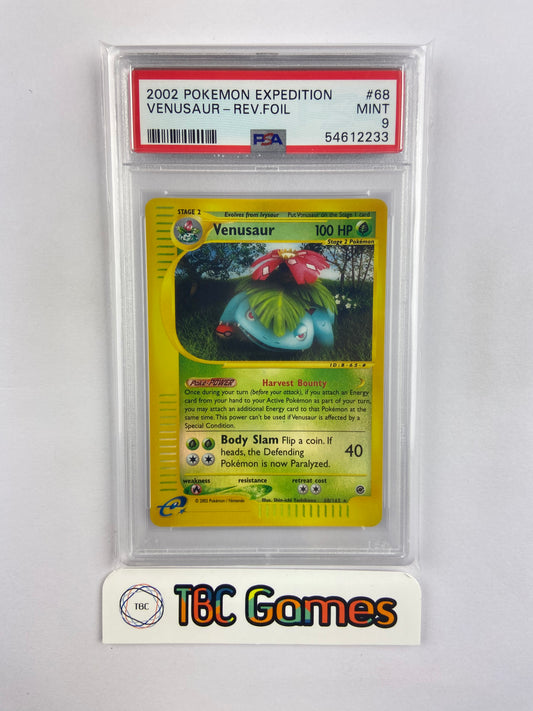 Venusaur Expedition Reverse Holo 68/165 PSA 9