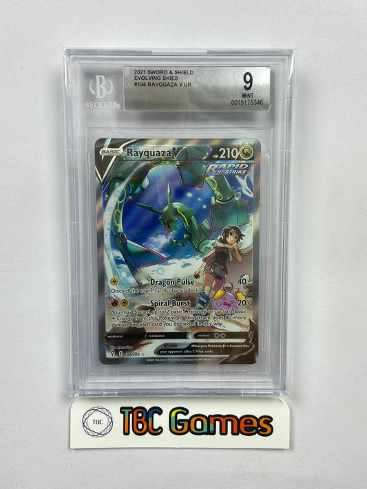 Rayquaza V Evolving Skies Alt Art 194/203 BGS 9