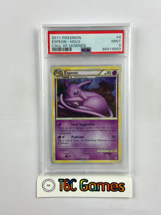 Espeon Call of Legends Holo 4/95 PSA 9