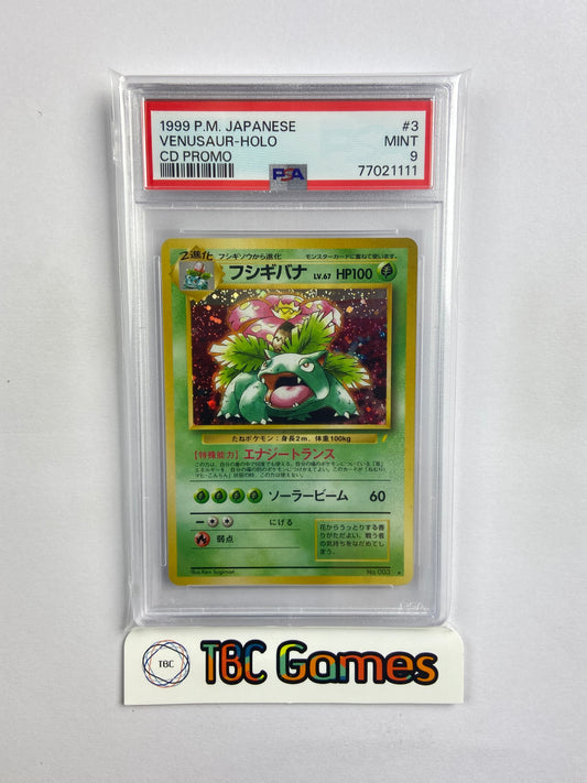 Venusaur CD Promo Holo Japanese PSA 9