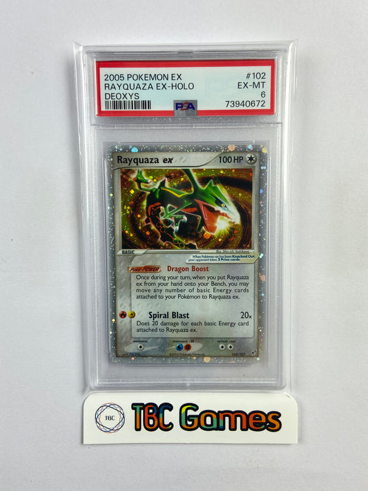 Rayquaza ex Deoxys 102/107 PSA 6