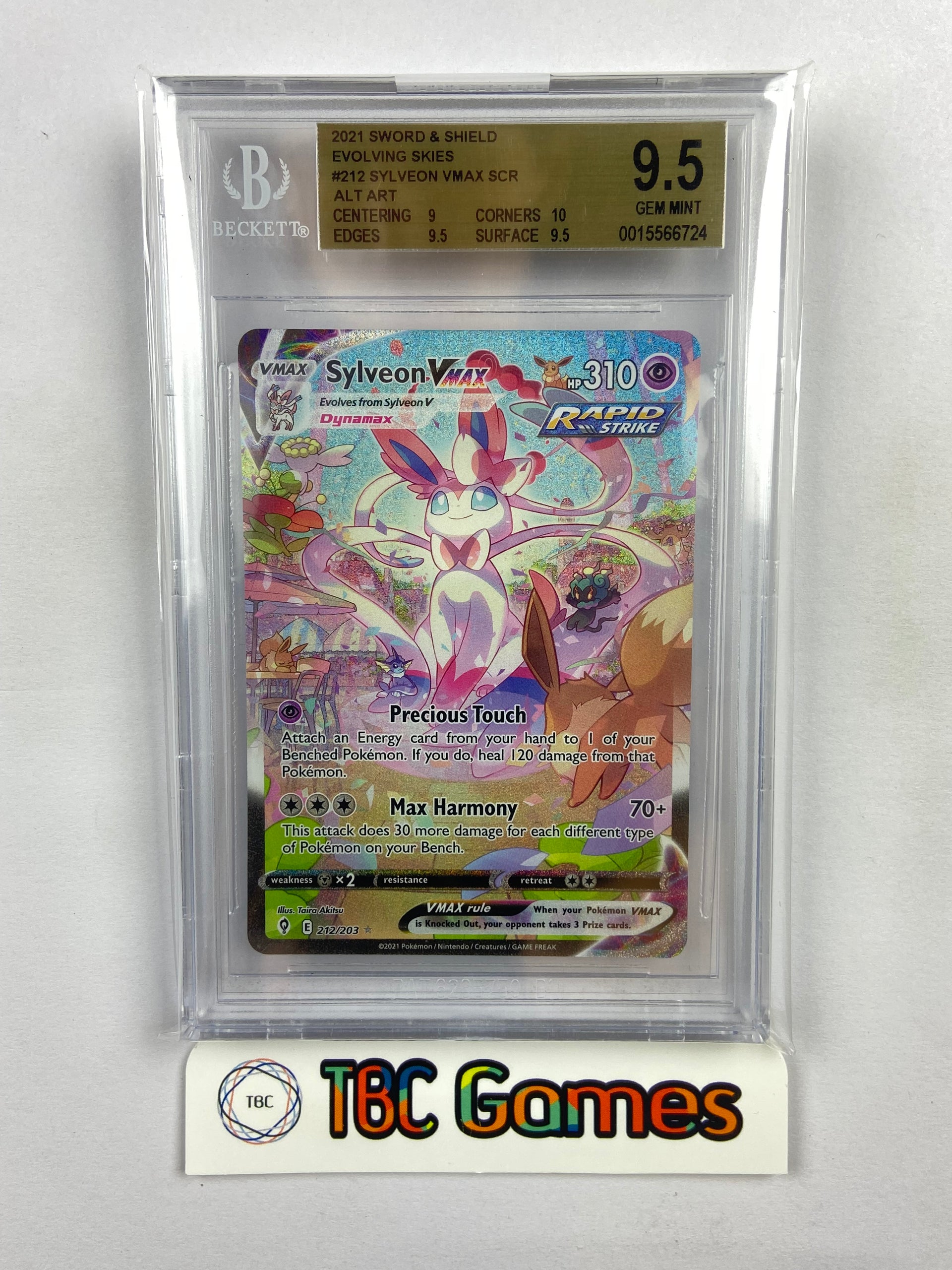 Sylveon-VMAX (212/203), Busca de Cards