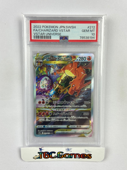 Charizard VSTAR Universe s12a 212/172 Japanese PSA 10