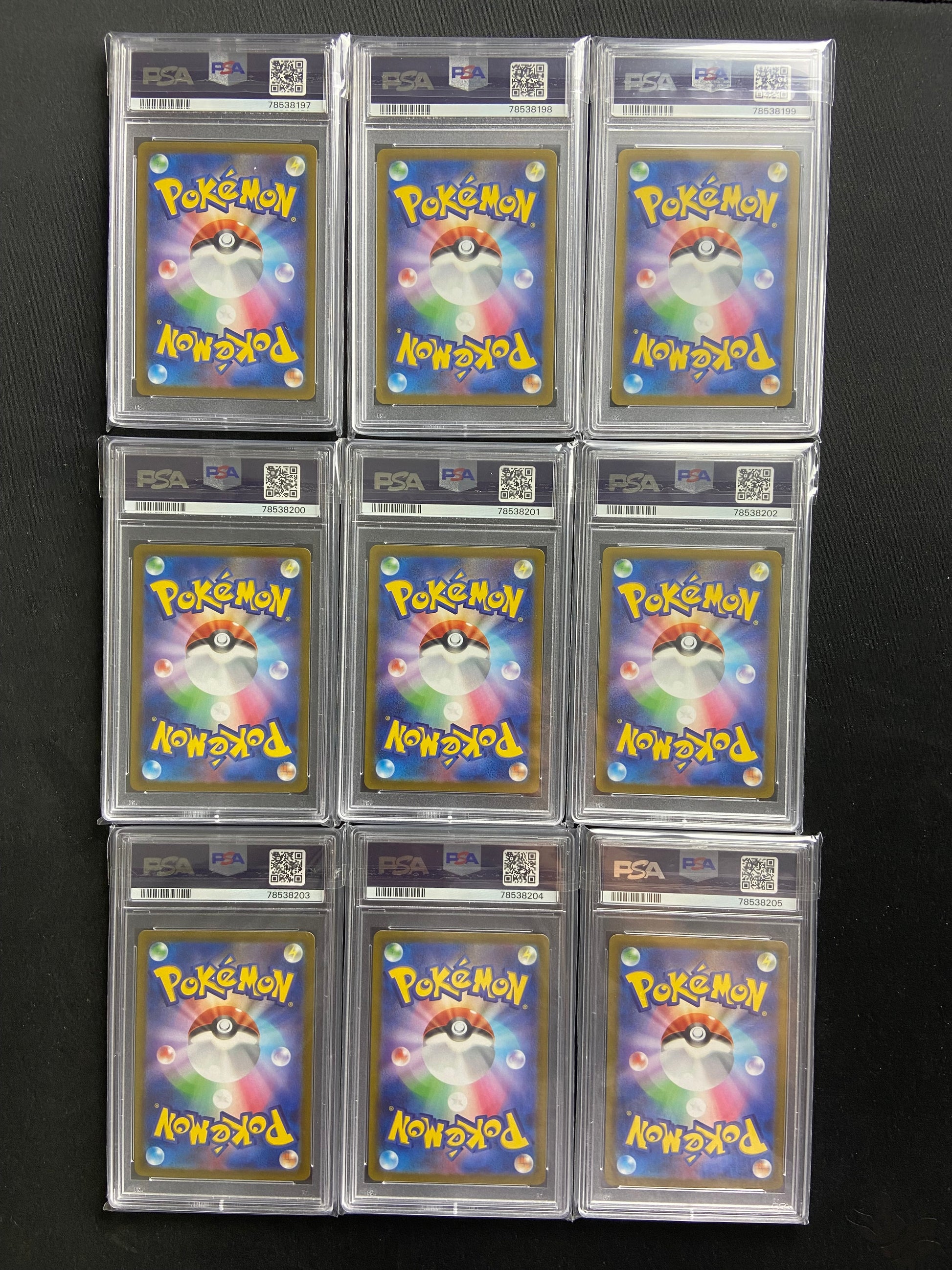 pikachu vstar pokemon card Pikachu God Pack Set VSTAR Universe 201-209 Japanese Sequential PSA 10 – TBC Games