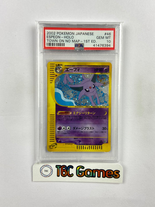 Espeon Town On No Map 1st Edition 046/092 Japanese PSA 10