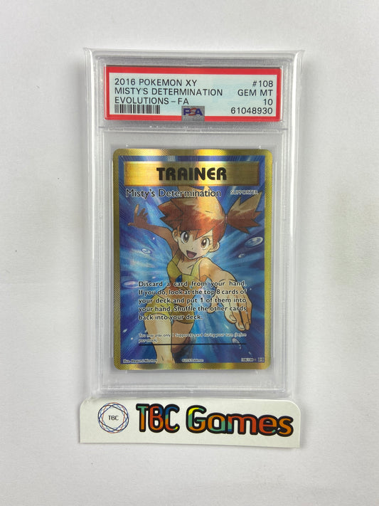 Misty's Determination Evolutions 108/108 PSA 10