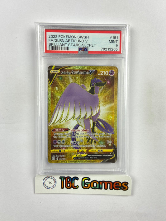 Galarian Articuno V Brilliant Stars 181/172 PSA 9