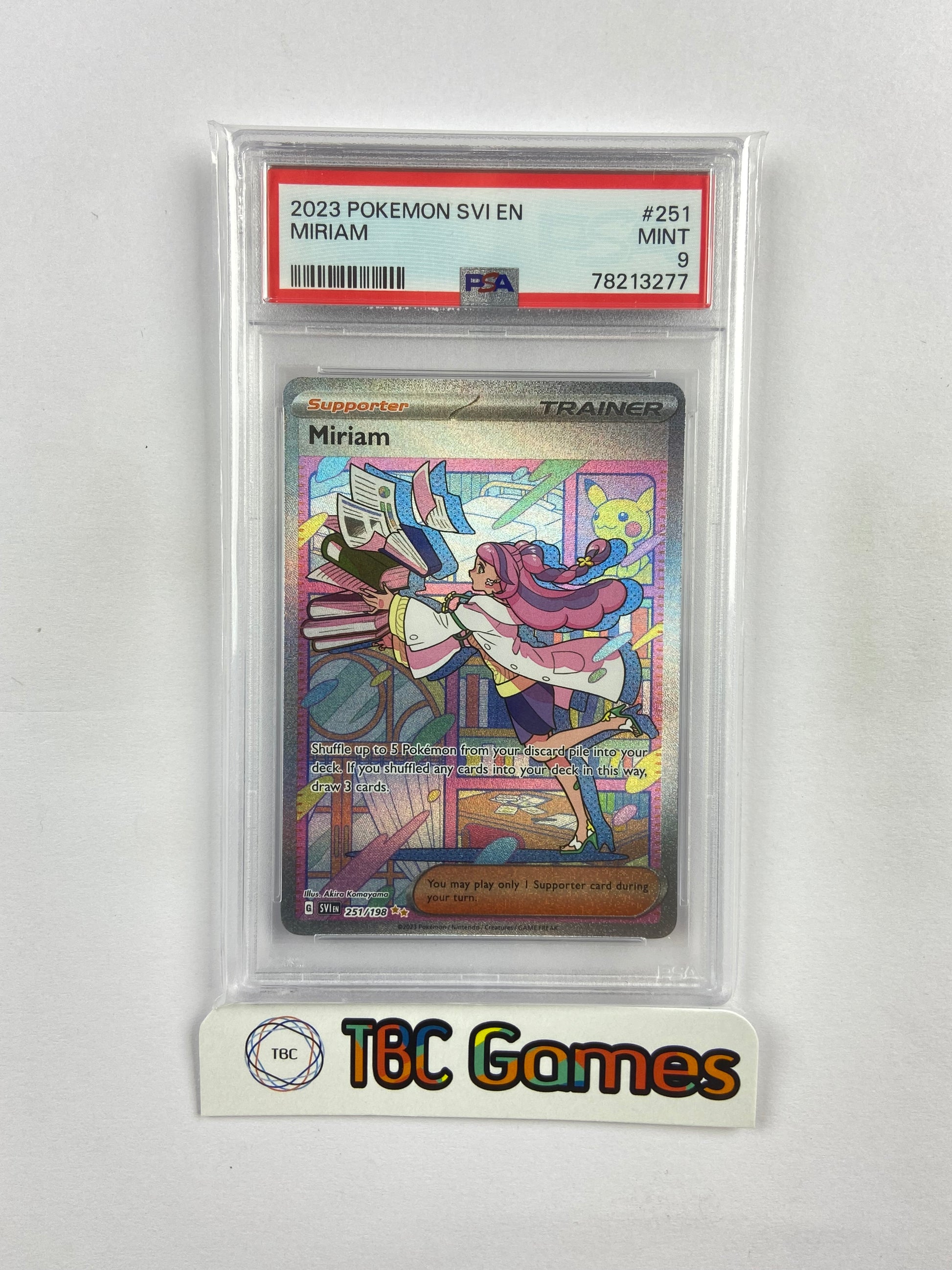 Miriam Scarlet & Violet Base 251/198 PSA 9
