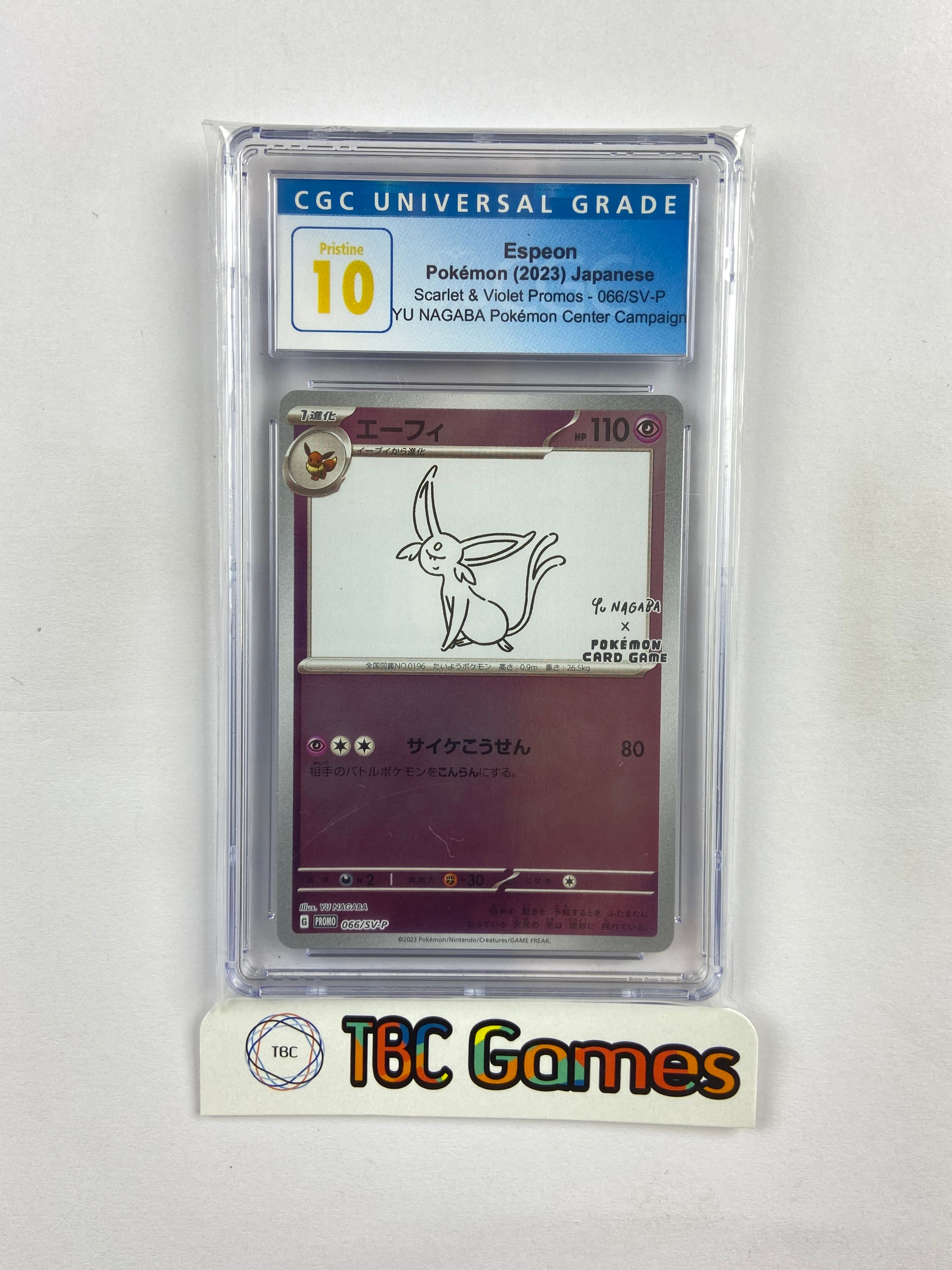 Espeon Yu Nagaba store - CGC 10