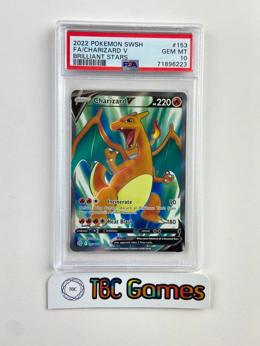Charizard V Brilliant Stars 153/172 PSA 10