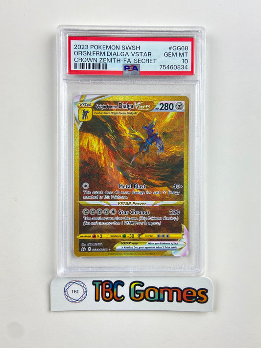 Origin Forme Dialga VSTAR Crown Zenith GG68 PSA 10