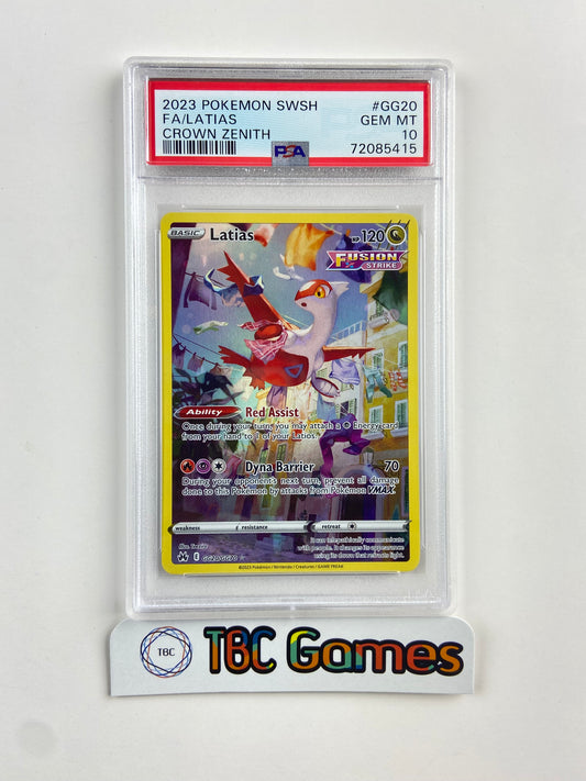 Latias Crown Zenith GG20 PSA 10