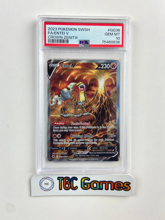 Entei V Crown Zenith GG36 PSA 10