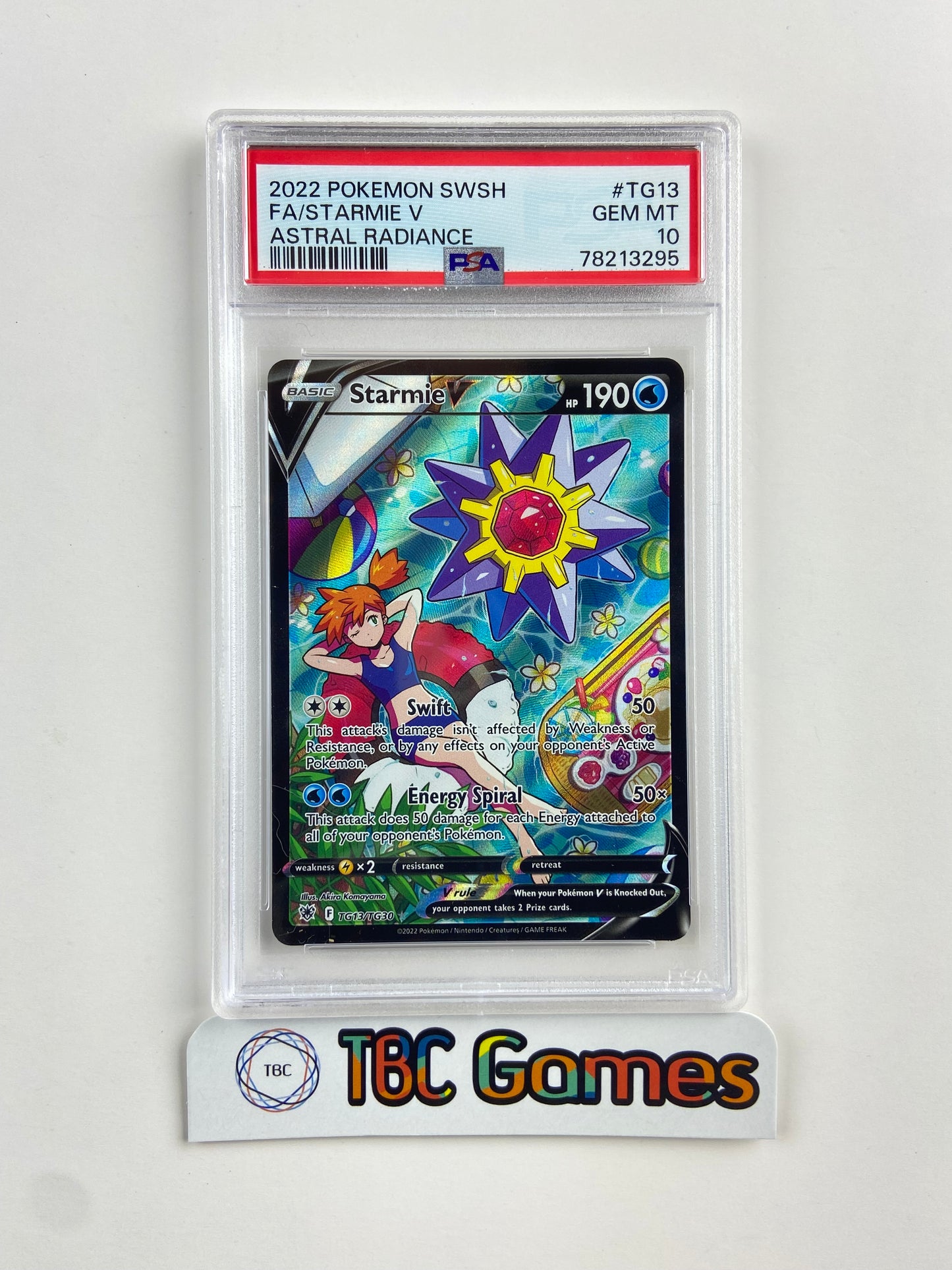 starmie v pokemon card Starmie V Astral Radiance TG13/TG30 PSA 10 – TBC Games