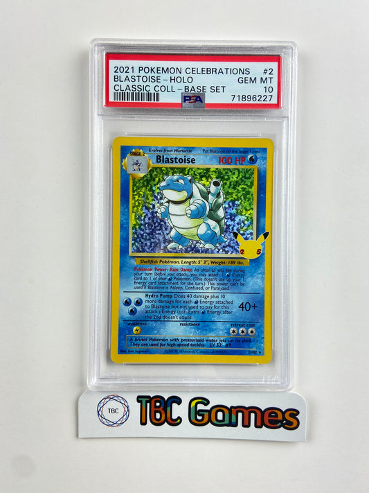 Blastoise Celebrations 2 PSA 10