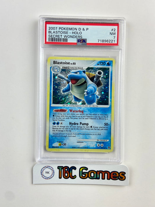 Blastoise Secret Wonders 2 PSA 7