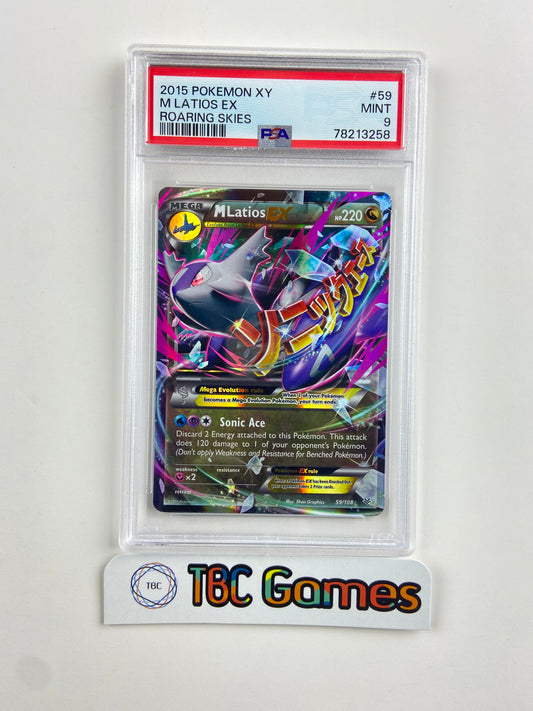 M Latios EX Roaring Skies 59 PSA 9