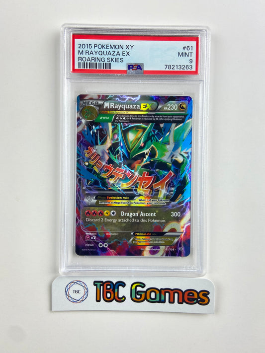 M Rayquaza EX Roaring Skies 61 PSA 9