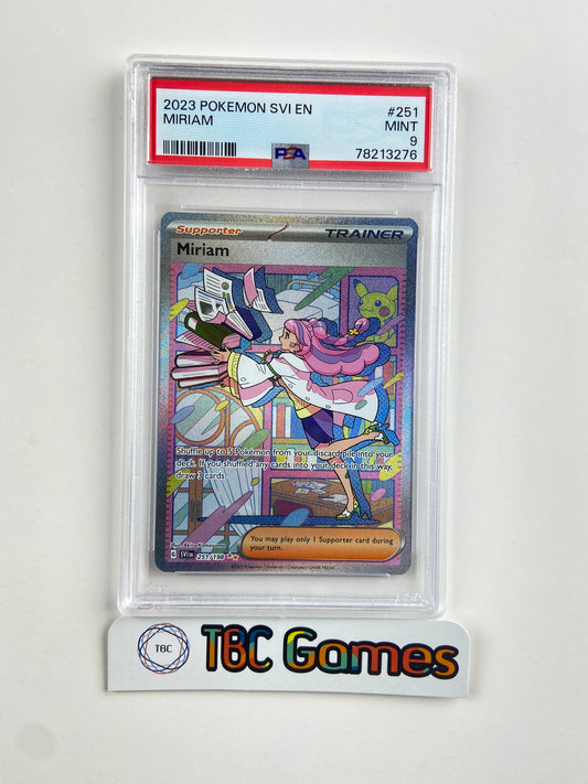 Miriam Scarlet Violet Base Set 251/198 PSA 9