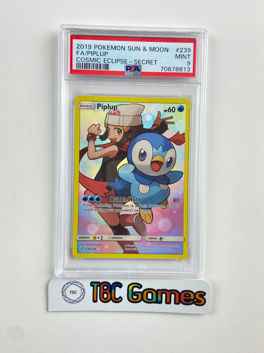 Piplup Cosmic Eclipse 239/236 PSA 9