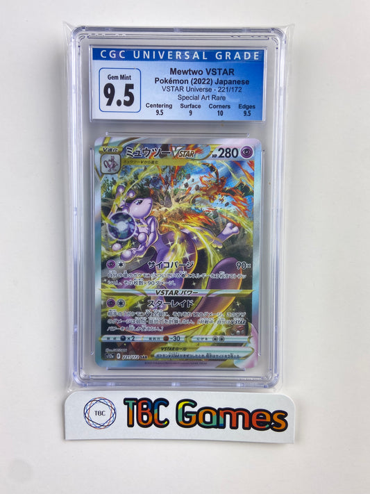 Mewtwo VSTAR Universe s12a 221/172 Japanese CGC 9.5