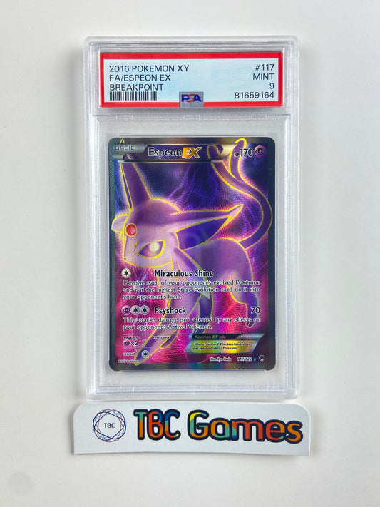 Espeon EX Breakpoint 117/122 PSA 9