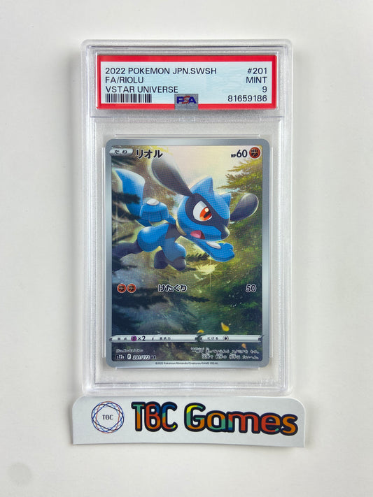 Riolu VSTAR Universe s12a God Pack 201/172 Japanese PSA 9
