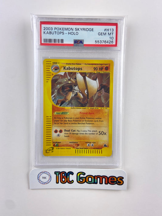 Kabutops Skyridge Holo H13/H32 PSA 10