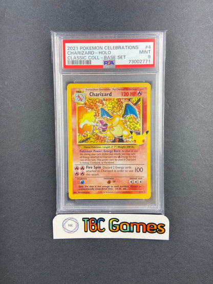 Charizard Celebrations Classic Collection 4/102 PSA 9