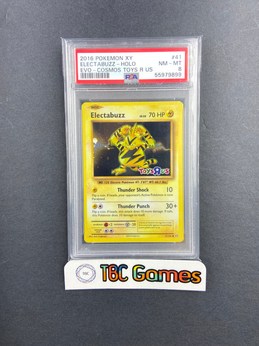 Electabuzz Toys R Us Cosmos Holo Promo 41/108 PSA 8