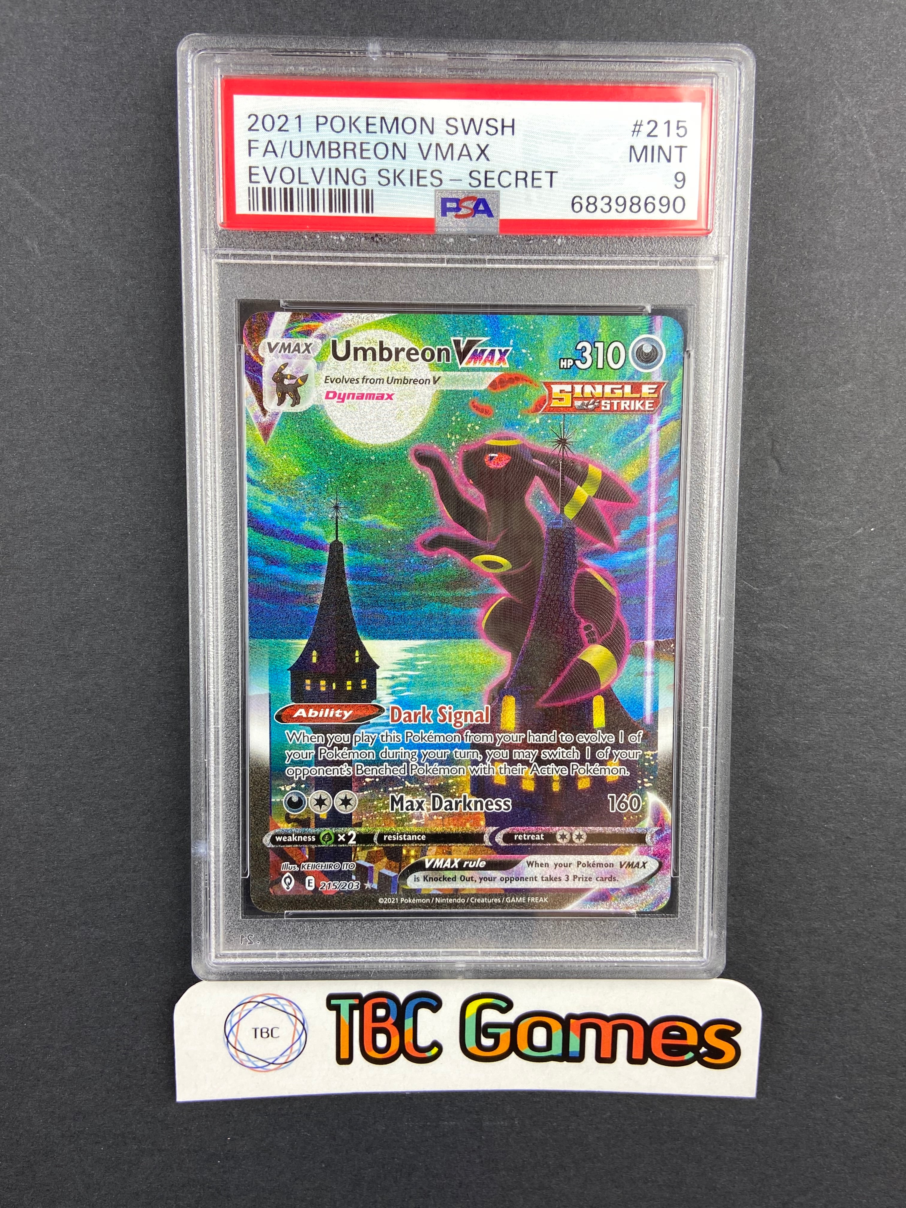 Pokemon outlet Umbreon psa 9