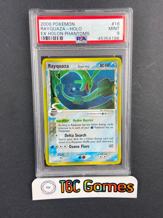 Rayquaza Holon Phantoms Holo 16/110 PSA 9