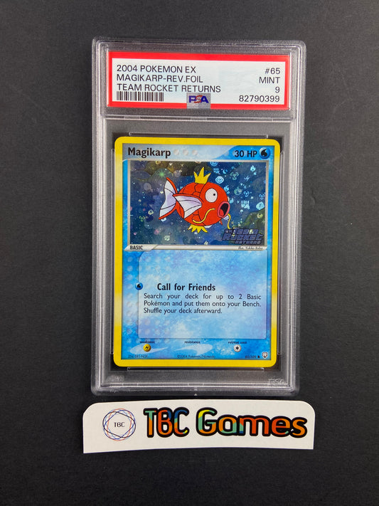 Magikarp Team Rocket Returns Reverse Holo 65/109 PSA 9