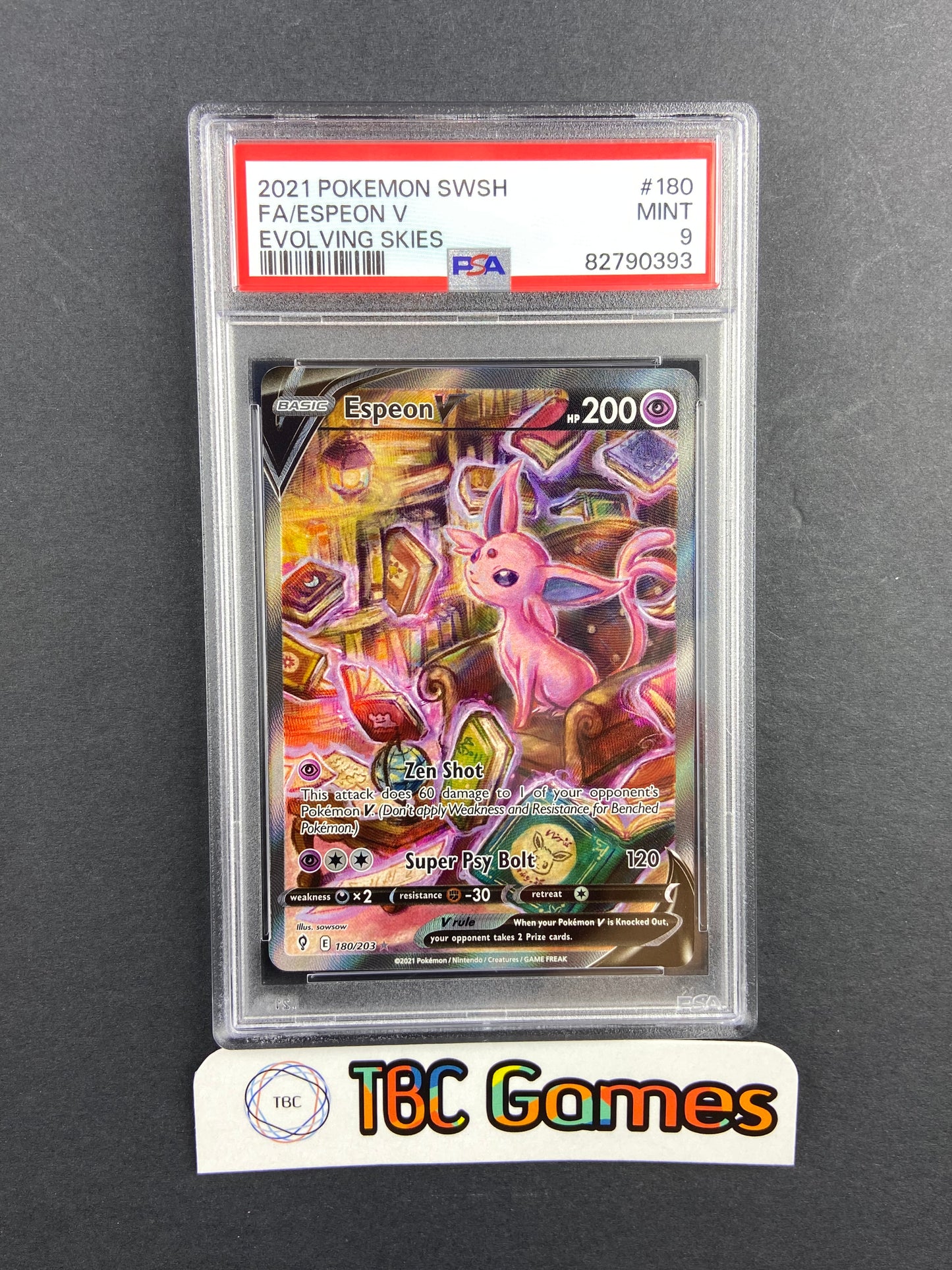 espeon v pokemon card value Espeon V (Alternate Full Art) - SWSH07: Evolving Skies