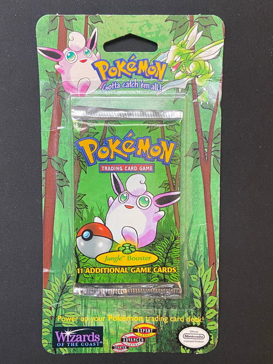 Pokemon TCG: Jungle Unlimited Blister Pack Sealed (Wigglytuff)