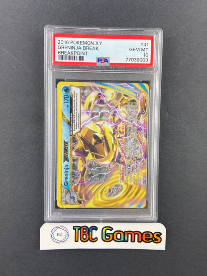 Greninja BREAK Breakpoint 41/122 PSA 10 – TBC Games