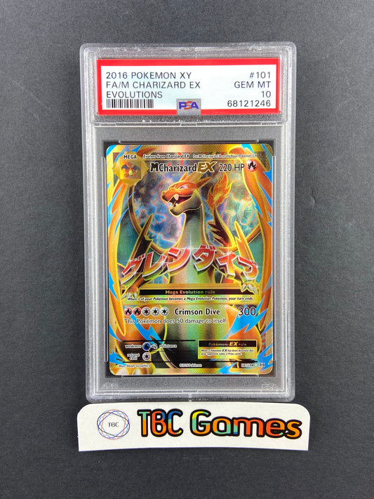 M Charizard EX Evolutions 101/108 PSA 10