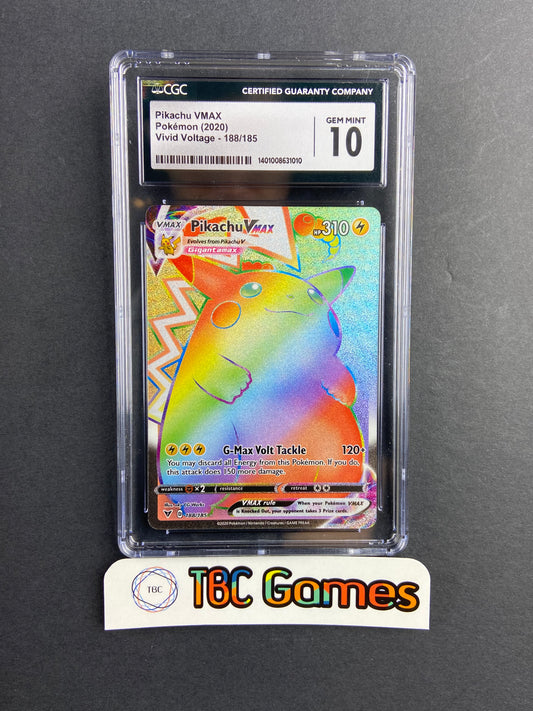 Pikachu VMAX Vivid Voltage 188/185 CGC 10