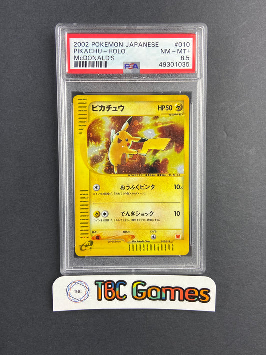 Pikachu McDonald's Holo 010/018 PSA 8.5