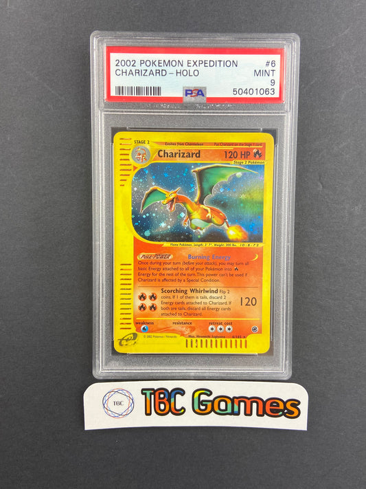 Charizard Expedition Holo 6/165 PSA 9
