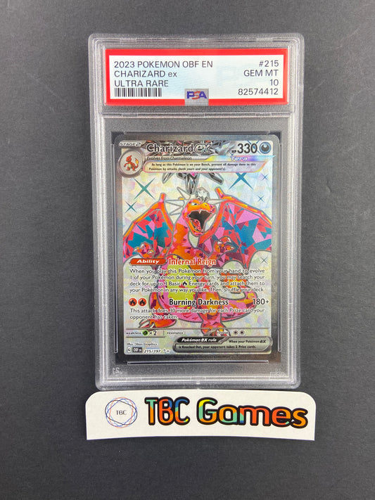 Charizard ex Obsidian Flames 215/197 PSA 10