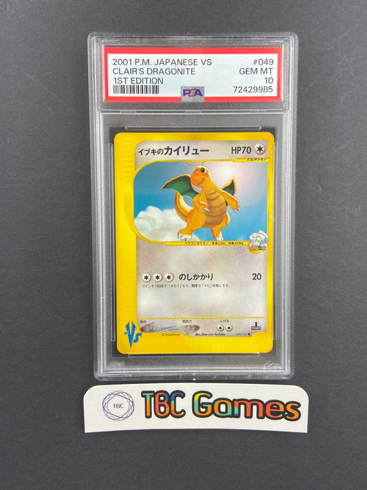 Clair's Dragonite VS 1st Edition 049/141 Japanese PSA 10