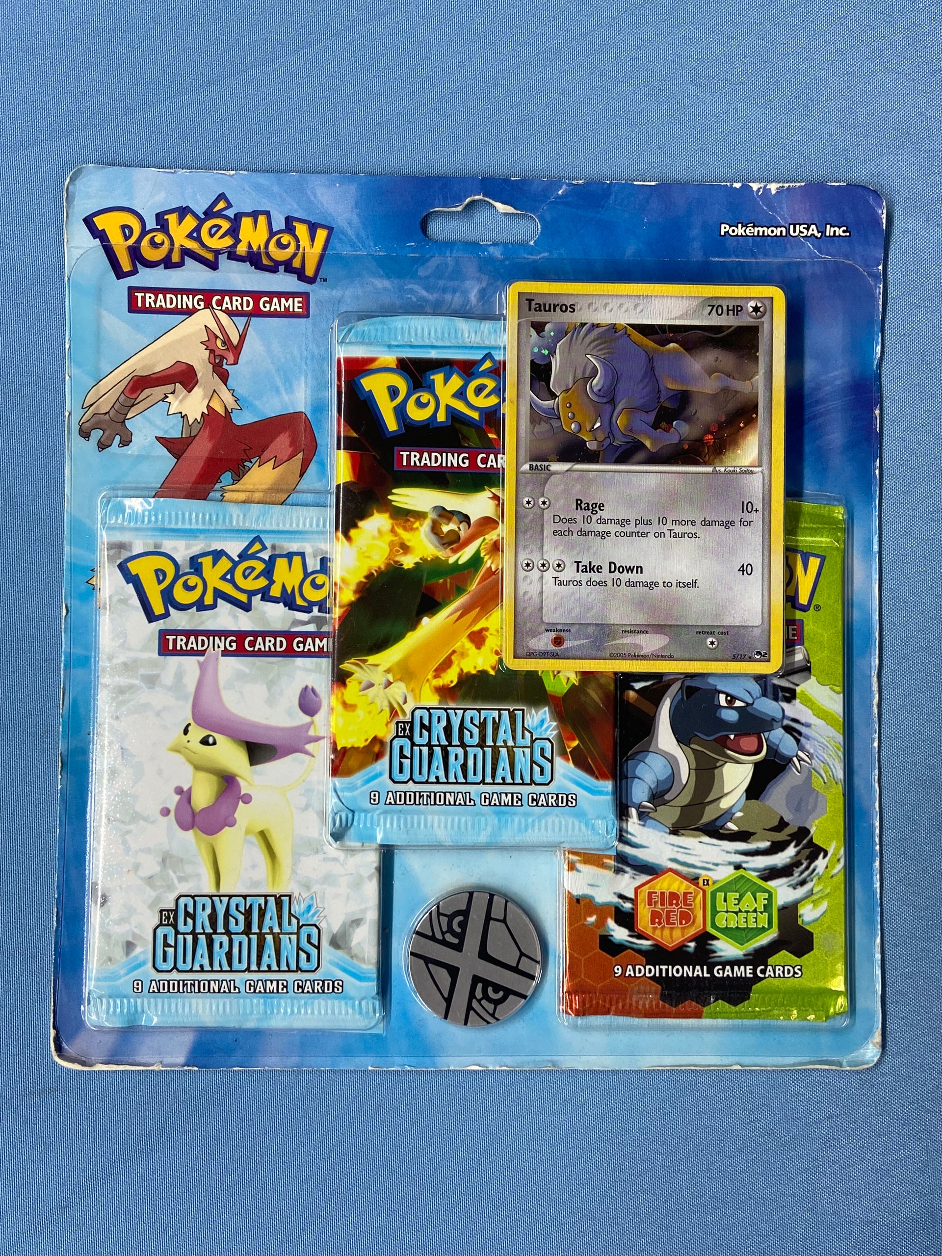 Pokemon TCG: EX Crystal Guardians Fire Red & Leaf Green 3 Pack Blister – TBC Games