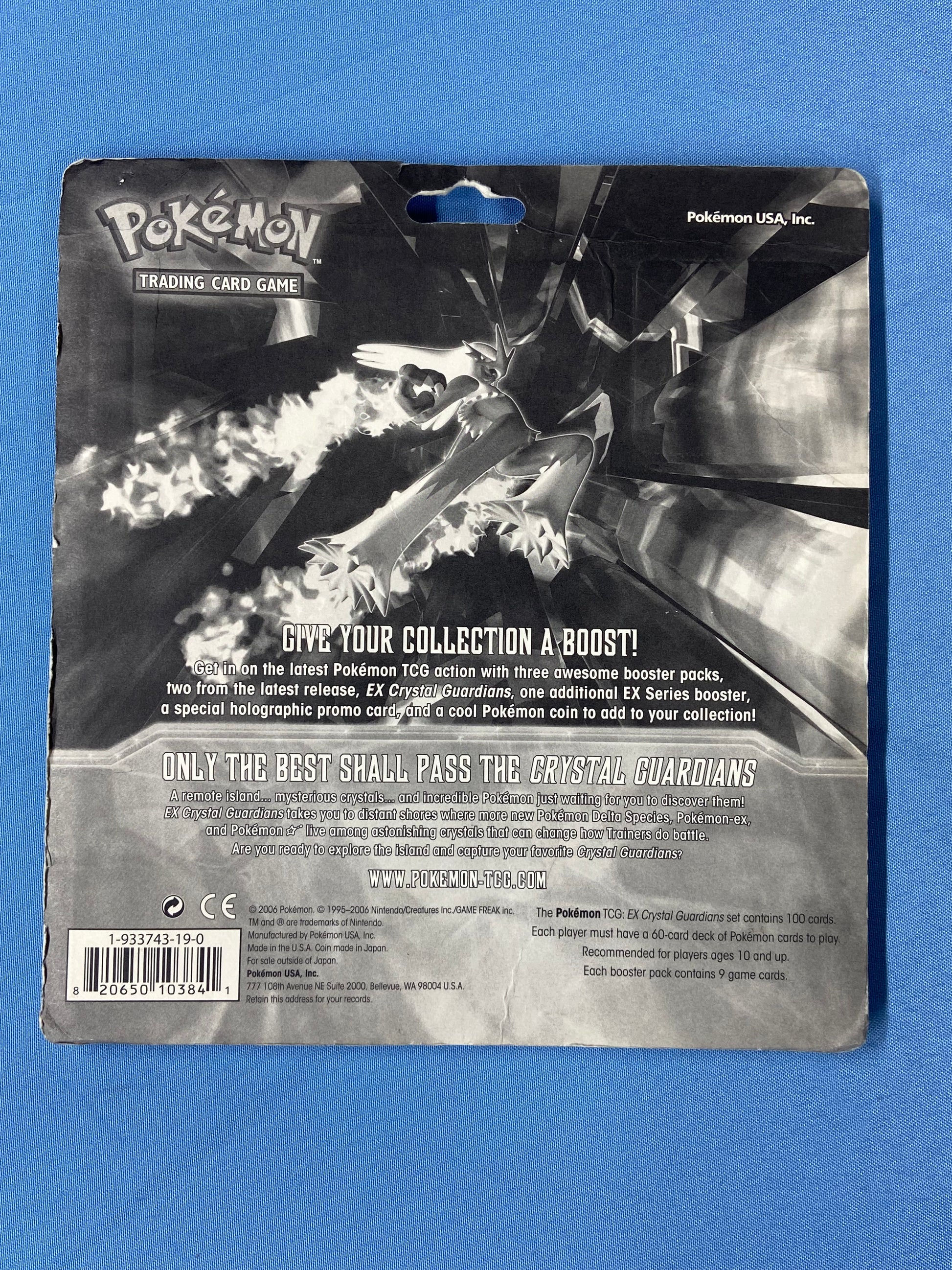 crystal guardians booster box Pokemon TCG: EX Crystal Guardians Fire Red & Leaf Green 3 Pack Blister – TBC Games