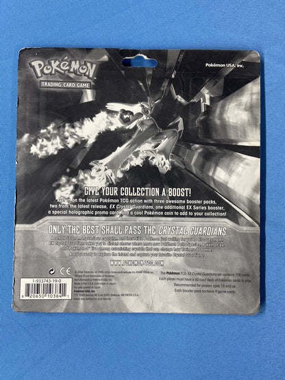 Pokemon TCG: EX Crystal Guardians Fire Red & Leaf Green 3 Pack Blister TBC Games Pokemon TCG: EX Crystal Guardians Fire Red & Leaf Green 3 Pack Blister TBC Games