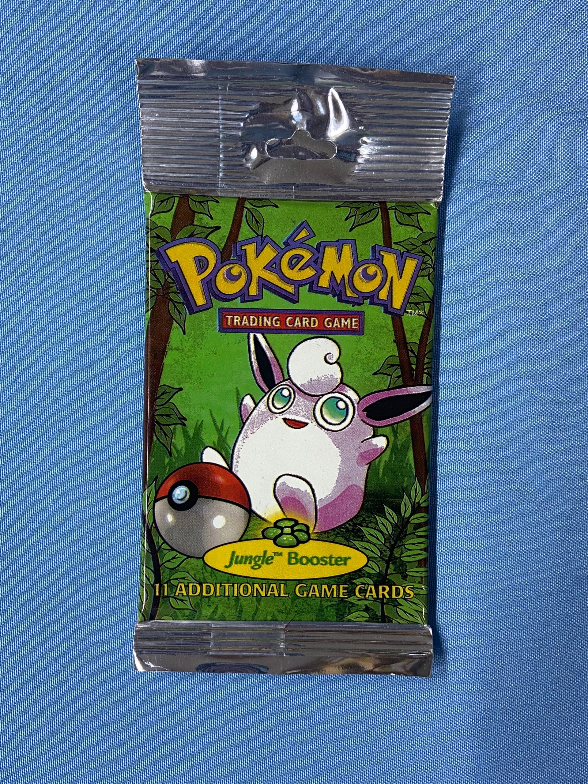 Pokemon TCG: Jungle Unlimited Booster Pack Long Crimp (Wigglytuff) TBC Games Pokemon TCG: Jungle Unlimited Booster Pack Long Crimp (Wigglytuff) TBC Games
