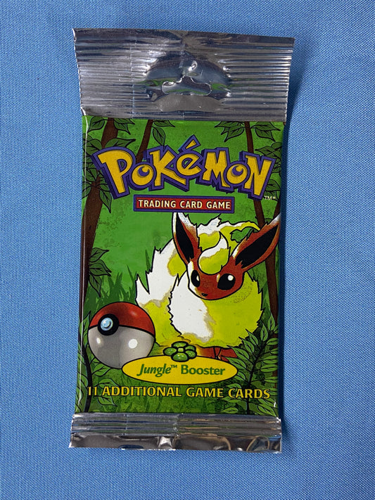 Pokemon TCG: Jungle Unlimited Booster Pack Long Crimp (Flareon)