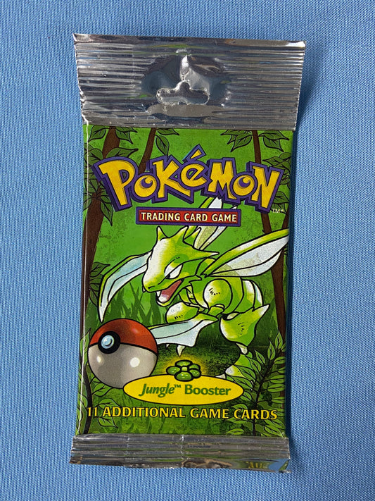 Pokemon TCG: Jungle Unlimited Booster Pack Long Crimp (Scyther)